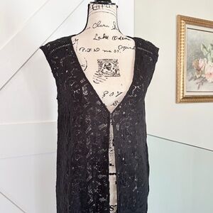 Massimo Duty Floor Length Lace Topper